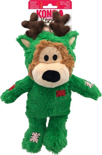 KONG Wiggi Goofz Squeaky Dog Toy, Character Varies