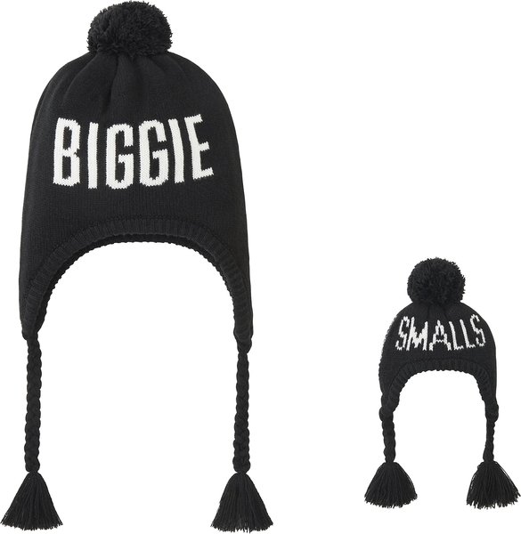 Wagatude Biggie Smalls Dog Hat Set, X-Small/Small slide 1 of 3