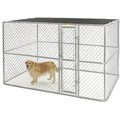 MidWest K9 Steel Chain Link Portable Outdoor Dog Kennel, 10-ft