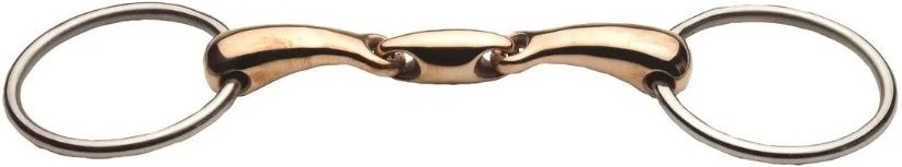 JP Korsteel Loosering Link Snaffle 5 Inch, Pferdegebiss, Lose Ringe