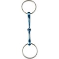 JP Korsteel Blue Steel Jointed Loose Ring Horse Snaffle Bit, 5.5-in