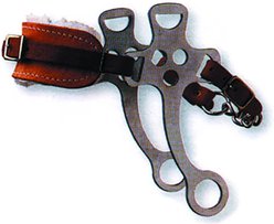 Korsteel Fleece Nose Hackamore Horse Bit, 5-in