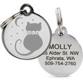 Frisco Starry Moon Crystal Cat Personalized Dog ID Tag