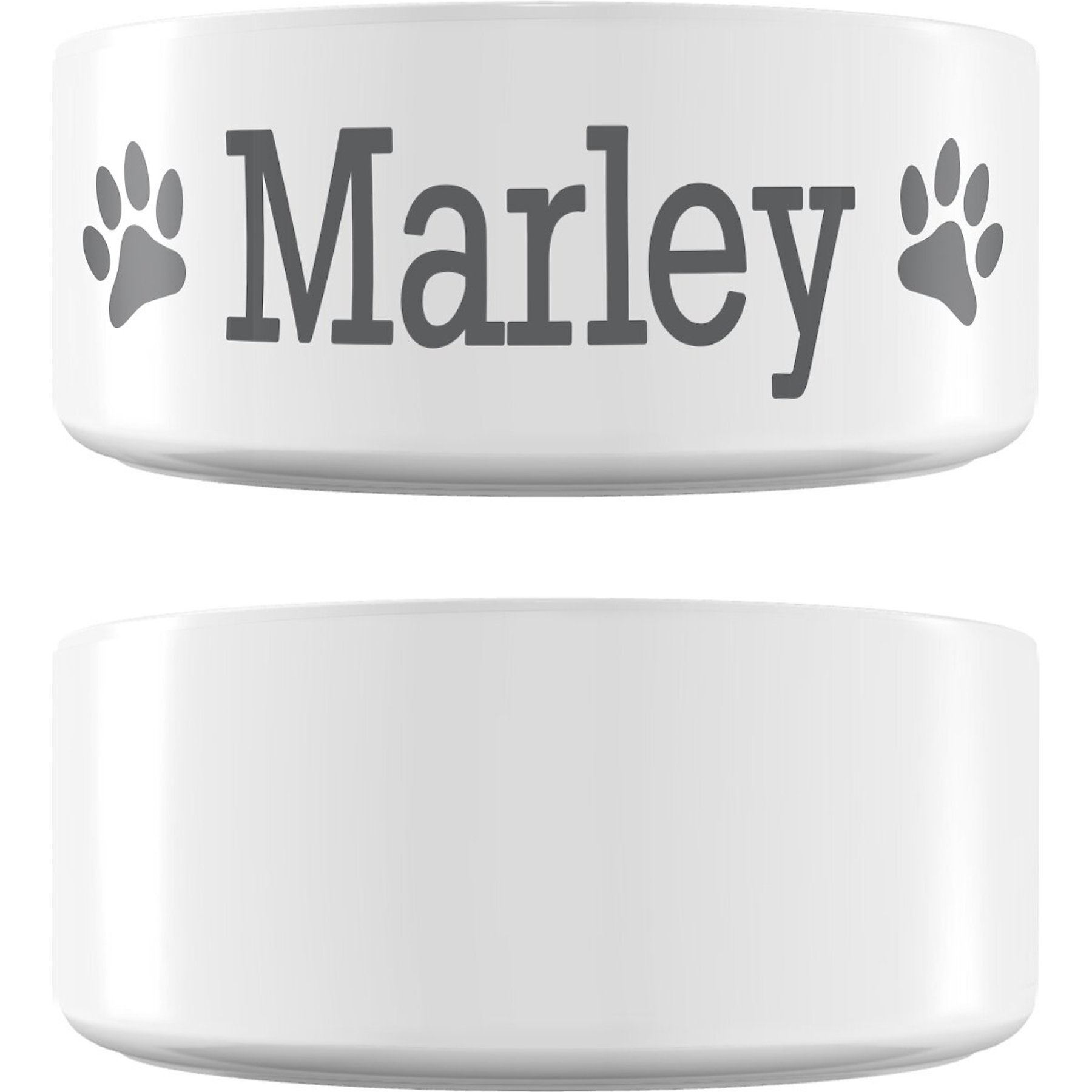 Pawprint Slow Feed Dog Bowls