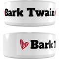 Frisco Personalized Two Hearts Ceramic Dog Bowl, 2.75-cup