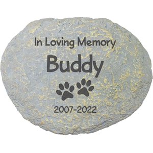 Frisco "In Loving Memory" Personalized Dog & Cat Memorial Garden Stone, Small