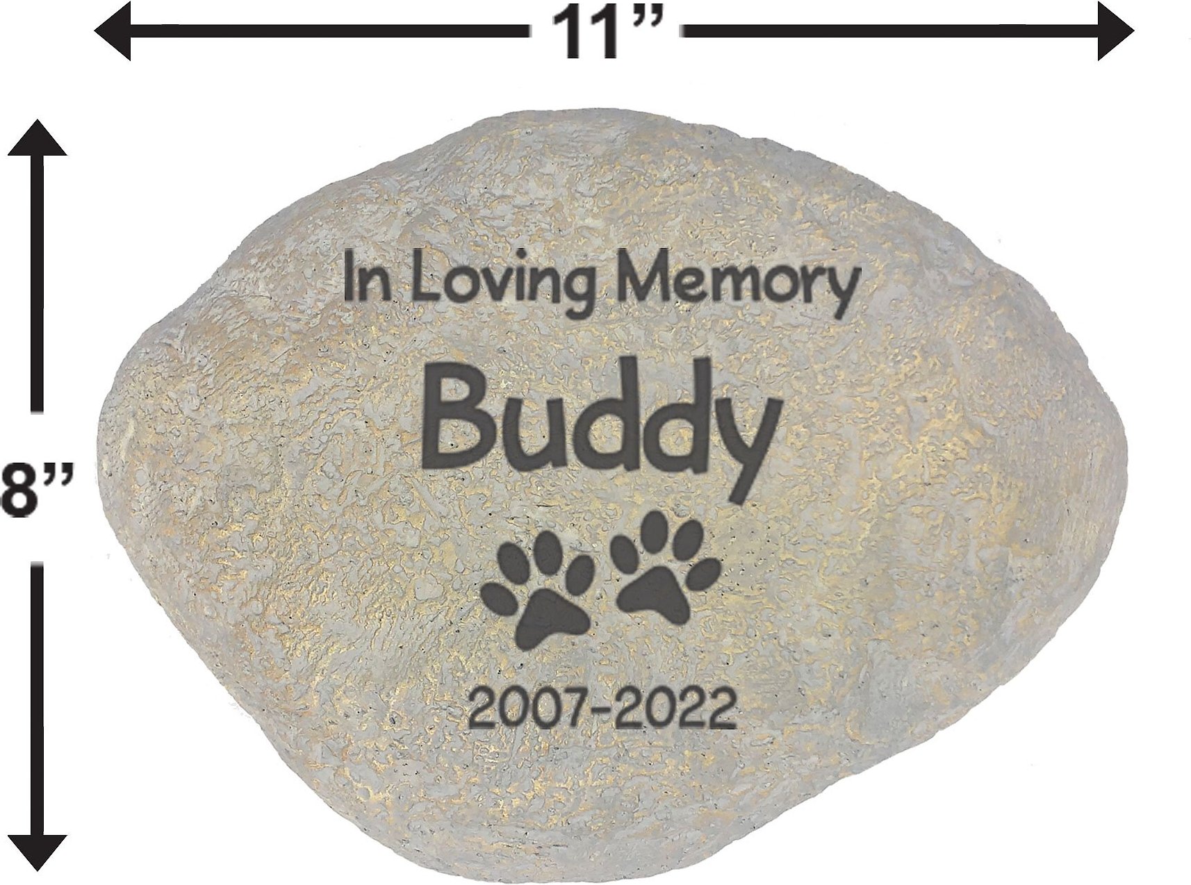 Personalized dog memory clearance stones