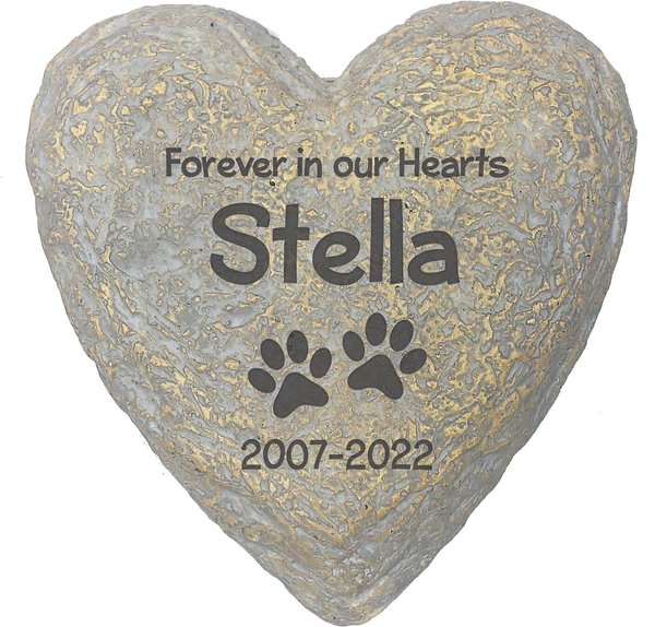 Frisco "Forever In Our Hearts" Personalized Dog & Cat Memorial Garden Stone, Large slide 1 of 5