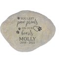 Frisco "Paws On Our Hearts" Personalized Garden Stone, Large