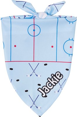 Frisco Ice Hockey Personalized Dog & Cat Bandana, slide 1 of 1