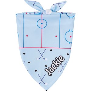 Frisco Ice Hockey Personalized Dog & Cat Bandana, Large
