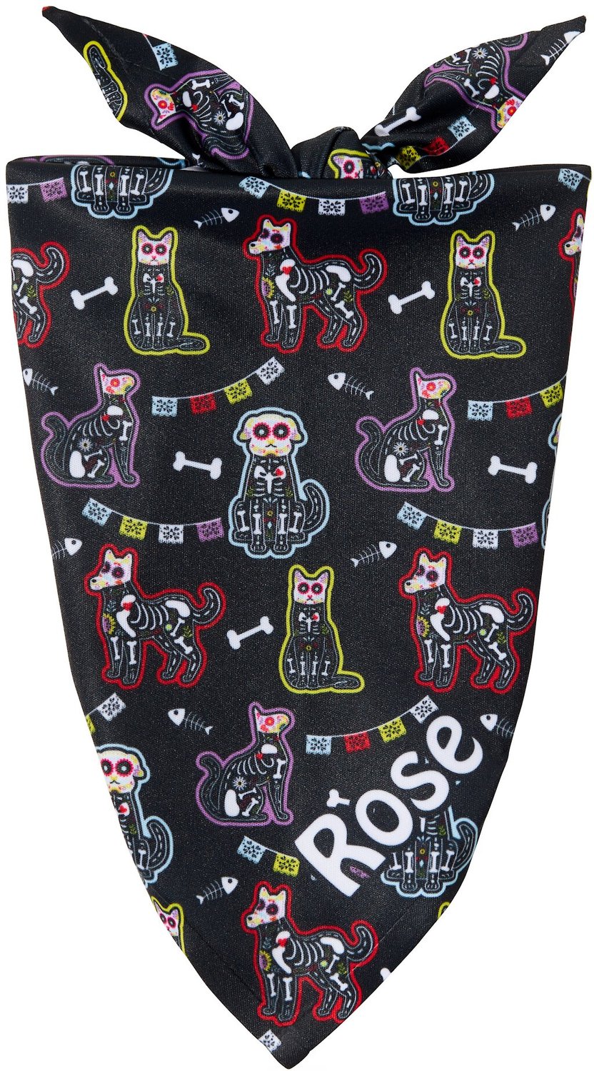 Frisco Dia de los Muertos Personalized Dog & Cat Bandana