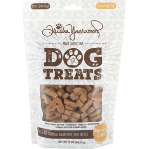 Trisha Yearwood Peanut Butter Flavor Grain-Free Dog Treats, 12-oz pouch
