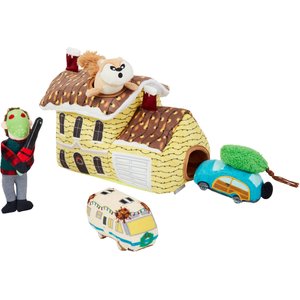 Frisco Holiday House Hide & Seek Puzzle Plush Squeaky Dog Toy, Medium