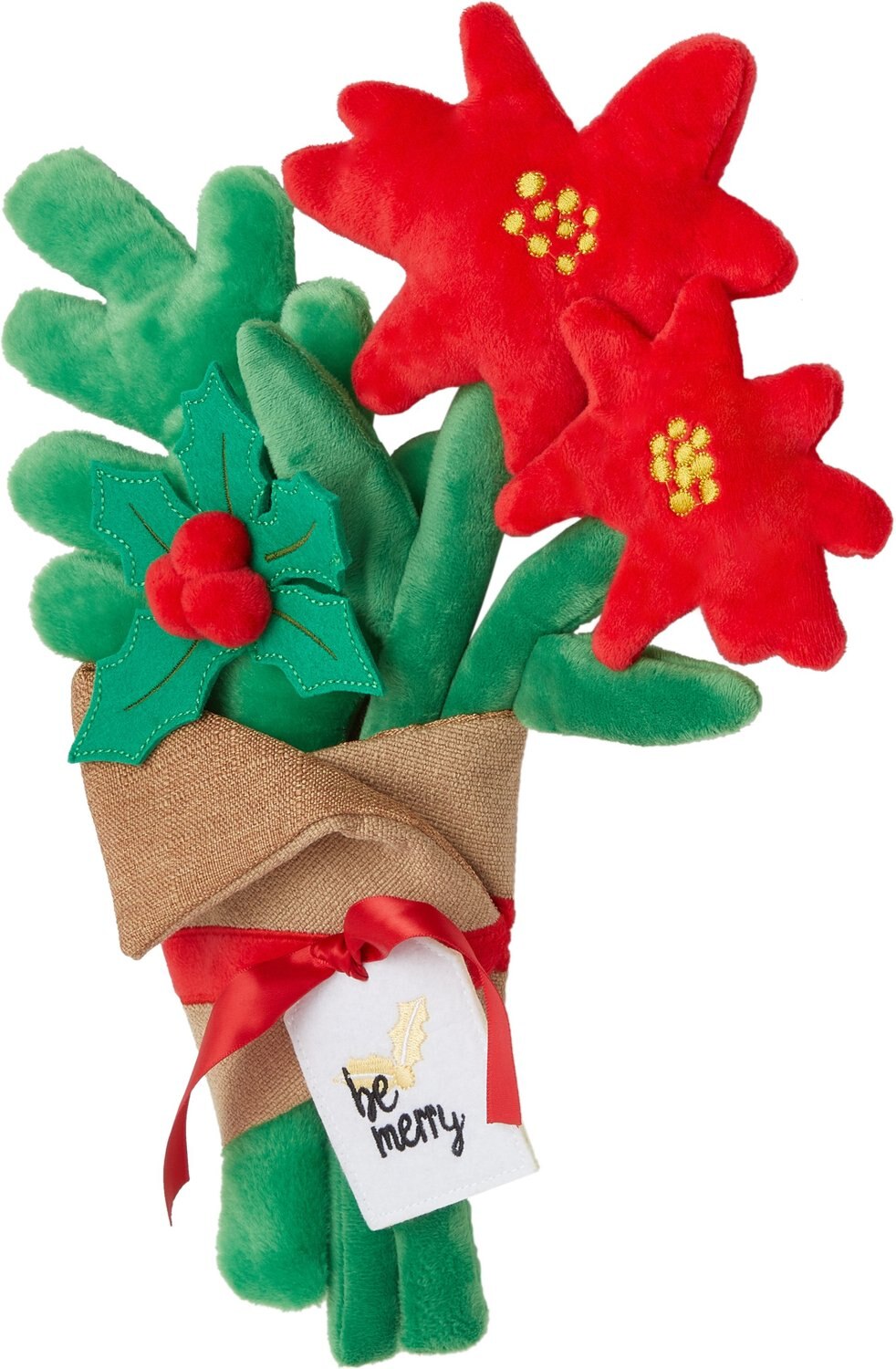 FRISCO Flower Bouquet Plush Squeaky Dog Toy 