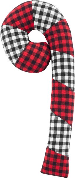 Frisco Holiday Candy Cane Wagazoo Plush Squeaky Dog Toy, Extra Long slide 1 of 4