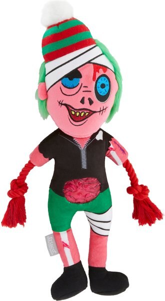 Frisco Zombie Plush with Rope Squeaky Dog Toy slide 1 of 4