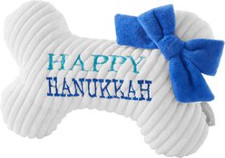 Frisco Holiday First Hannukah Plush Squeaky Bone Dog Toy