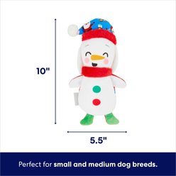 Frisco Holiday Santa & Snowman Reversible Plush Squeaky Dog Toy, Small/Medium slide 2 of 6