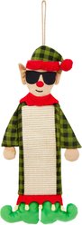Frisco Holiday Elf Hanging Door Scratcher Cat Toy with Catnip
