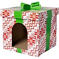 Frisco Holiday Gift Box Cardboard Cat House