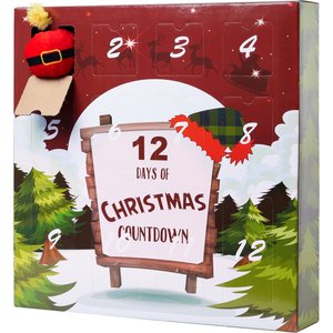 Frisco Holiday 12 Days of Christmas Cardboard Advent Calendar with Toys for Cats