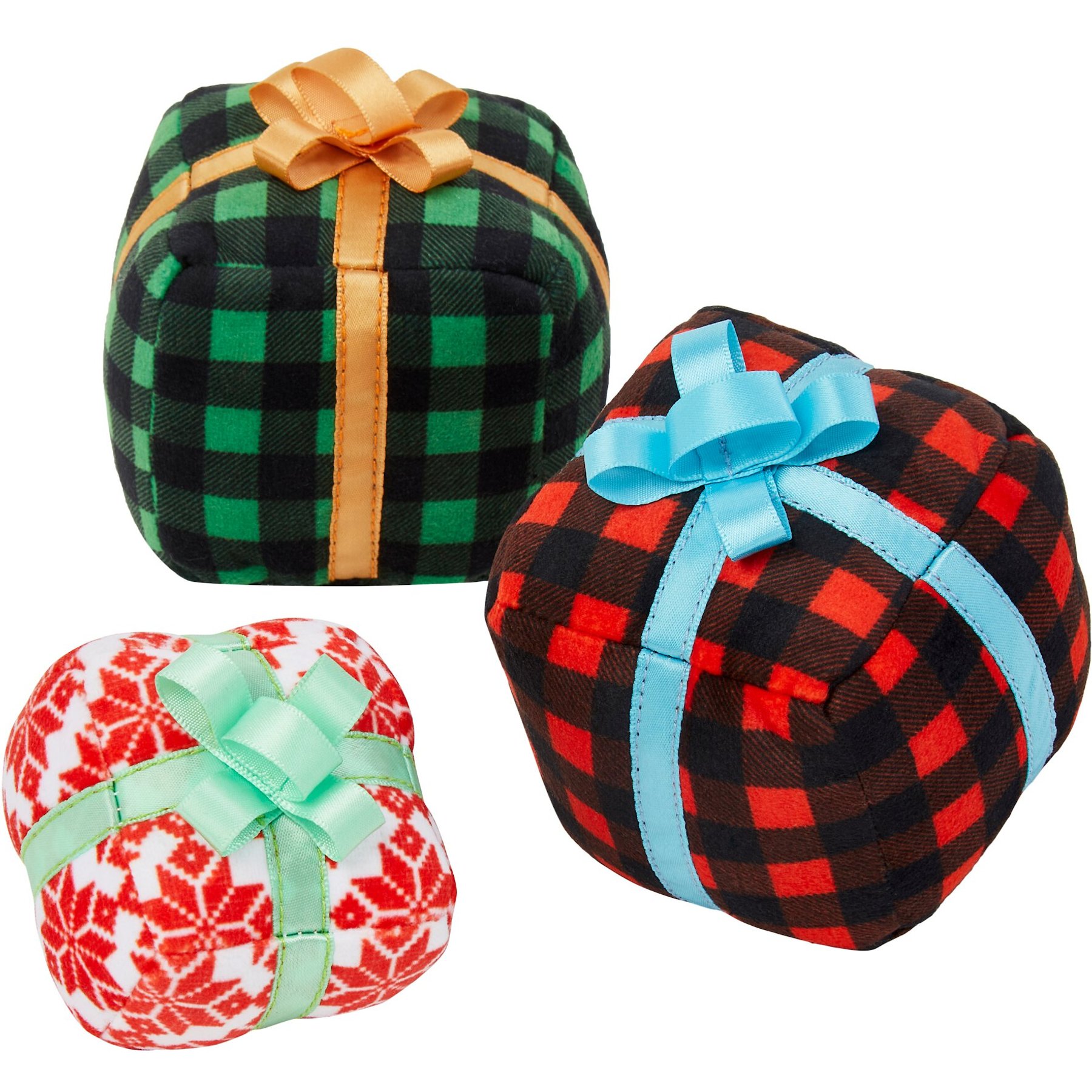 Frisco Holiday Fragile Box Plush Cat Toy with Catnip