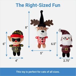 Frisco Holiday Santa's Helpers Plush  Cat Toy With Catnip slide 2 of 3