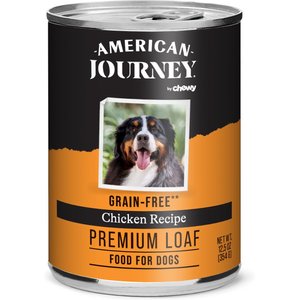 American Journey Chicken Recipe Grain-Free Canned Dog Food, 12.5-oz, case of 12