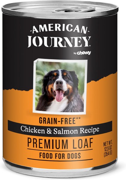 American Journey Chicken & Salmon Recipe Grain-Free Canned Dog Food, 12.5-oz, case of 12 slide 1 of 9