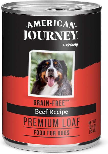 AMERICAN JOURNEY Beef Recipe Grain Free Canned Dog Food 12.5 oz