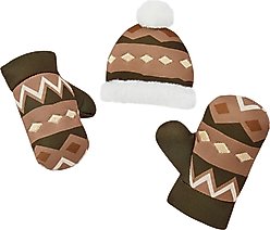 Frisco Mittens & Hat Plush Cat Toy with Catnip, 3 count