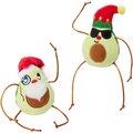 Frisco Holiday Avocados Plush Cat Toy with Catnip, 2 count