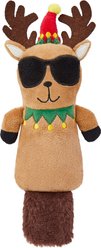 Frisco Holiday Reindeer Kicker Plush Cat Toy with Catnip