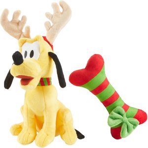 FRISCO Holiday Santa's Helpers Plush Squeaky Dog Toy, 3 count 