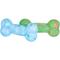 Show in main carousel: Frisco Holiday Peppermint & Snowflake TPR Bone Squeaky Dog Toy, 2 count slide 1 of 4