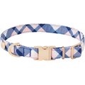 Frisco Fashion Collar, Pink Plaid, XS - Neck: 8-12-in, Width: 5/8-in