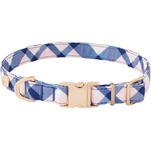 Frisco Fashion Collar, Pink Plaid, XS - Neck: 8-12-in, Width: 5/8-in