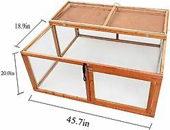 Magshion Wooden Chicken & Small Pet Playpen, Natural slide 2 of 5