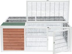 Magshion Wooden Outdoor Chicken & Small Pet Hutch slide 2 of 5