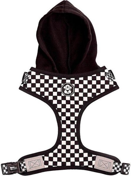 Fresh Pawz Checkerboard Hoodie Dog Harness, Small slide 1 of 3
