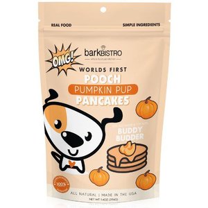 Bark Bistro Company Pooch Pancakes Pumpkin Pup Dog Treat, 14-oz bag