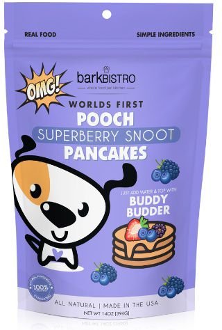 Bark Bistro Company Birthday Bash Pooch Pancakes Dog Treat, 14-oz pouch