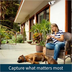 Arlo Pro 3 Outdoor Wire-Free HDR Floodlight Pet Camera, White slide 2 of 7