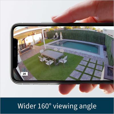 Show full view: Arlo Pro 3 Outdoor Wire-Free HDR Floodlight Pet Camera, White slide 5 of 11