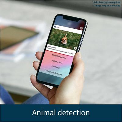 Show full view: Arlo Pro 3 Outdoor Wire-Free HDR Floodlight Pet Camera, White slide 6 of 11