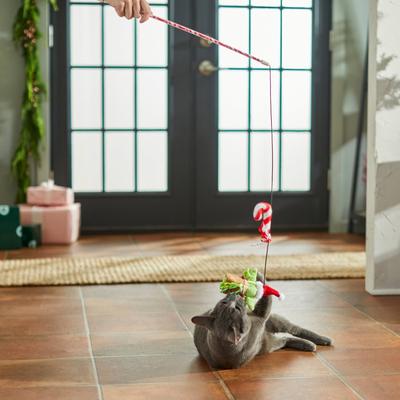 Show full view: STAR WARS Holiday THE MANDALORIAN GROGU Teaser Wand Cat Toy with Catnip slide 3 of 3