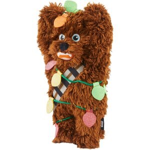 STAR WARS Holiday CHEWBACCA Plush Squeaky Dog Toy