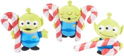Pixar Holiday Aliens Plush Cat Toy with Catnip, 3 count
