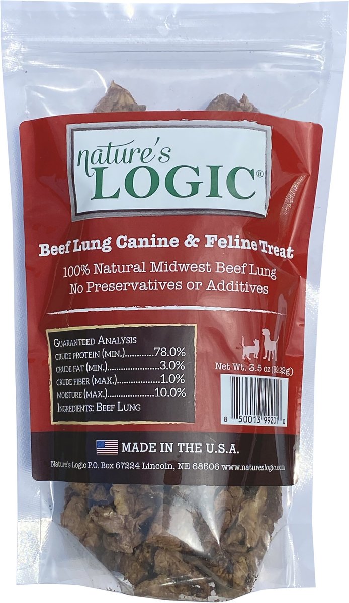 Nature's Logic Beef In A Blanket Dog Chew, 7-oz bag